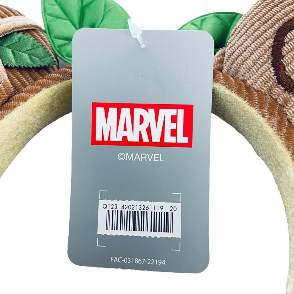 Disney Parks Marvel Guardians of the Galaxy I am Groot Minnie Mouse Ear Headband - Picture 11 of 12